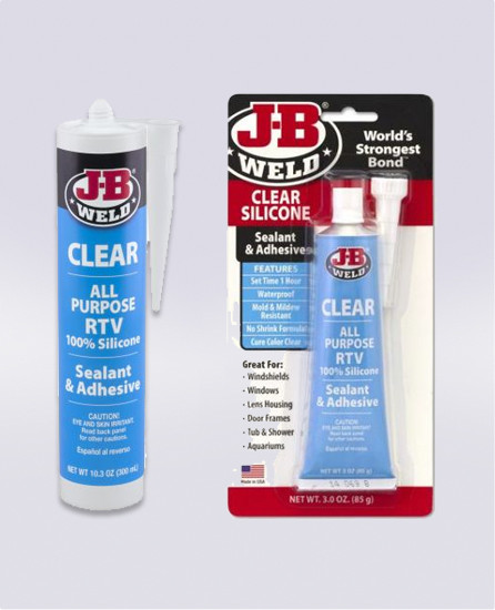 J-B WELD CLEAR SILICONE SEALANT & ADHESIVE